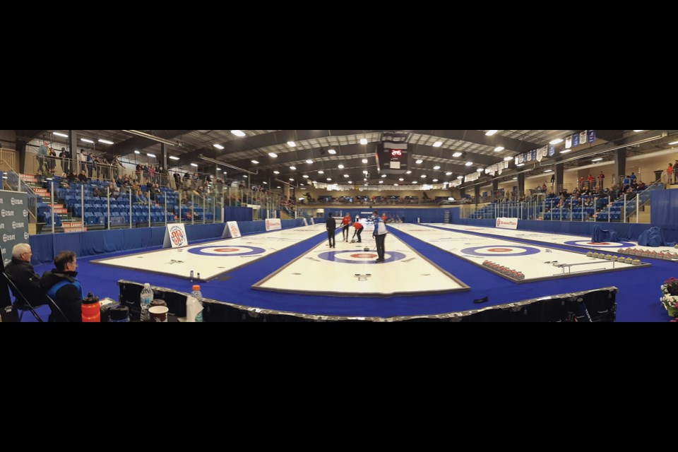 A panoramic shot of the Rotary Spirit Centre all dressed up for the 2020 BP Cup, which ran Feb. 5-9.
Photos by Chris Zwick/WN 