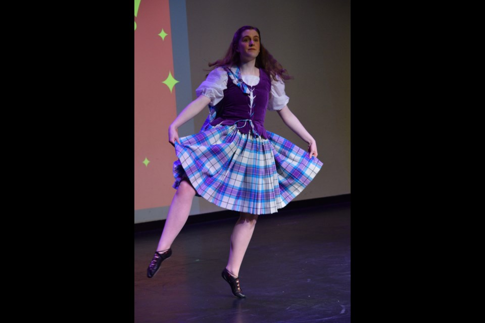 Grade 12 student Brenna Bourgeois wrapped up the show with her dance routine, "Queen's Jubilee."