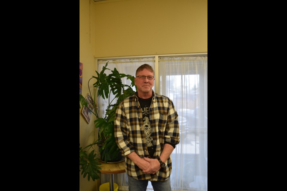 Manola resident Brian Kuyten dropped by the Barrhead Leader office to tell the story of how a .22-calibre bullet smashed through his living room window. 