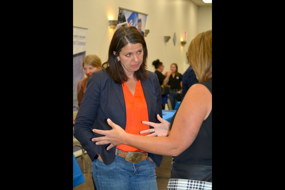 Political veteran Danielle Smith was one of five UCP leadership candidates to take part in the forum. 