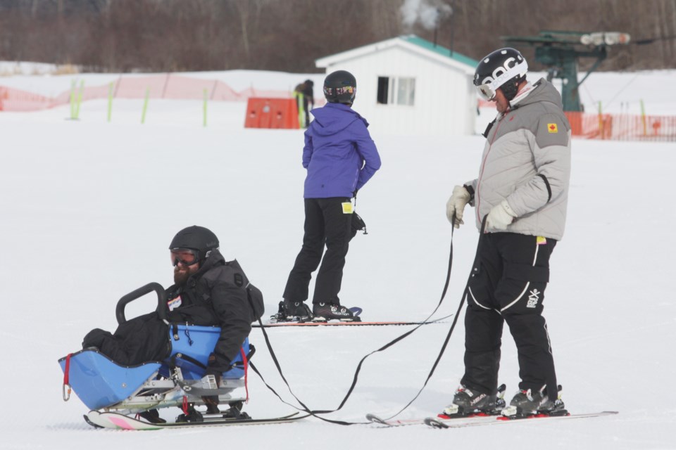 Disabled Skiers at Tawatinaw