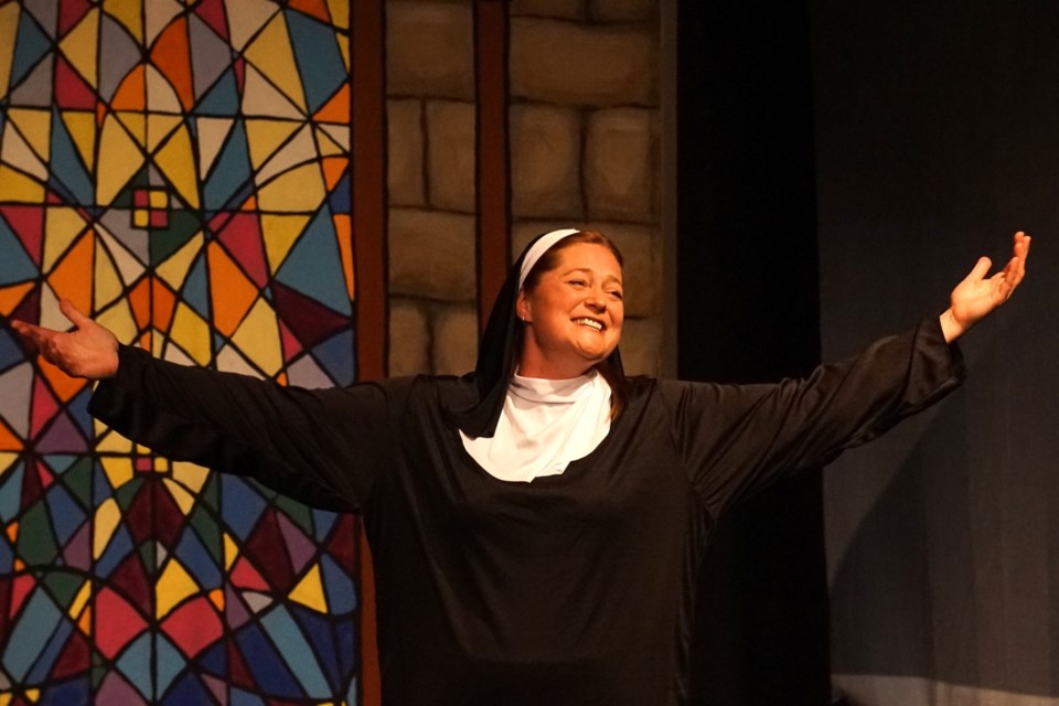Leah Cook as Maria Rainer awed audience members with her singing voice, always hitting the high notes.                                
