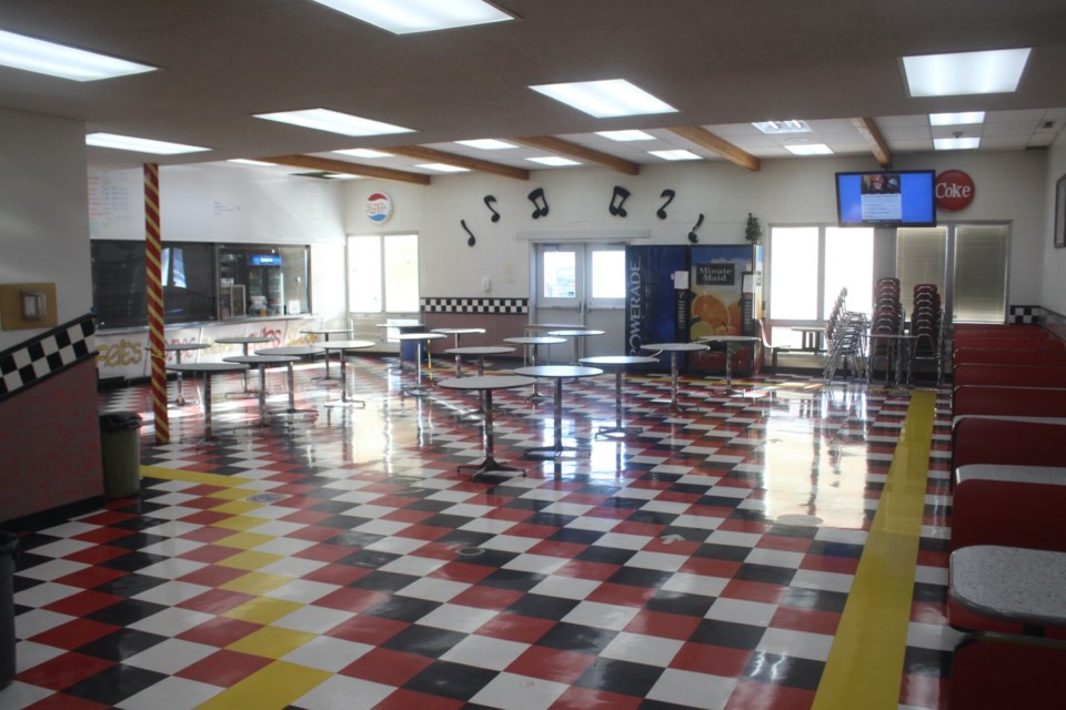 Empty Cafeteria at BCHS (VM)
