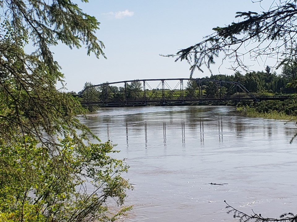 Fawcett bridge high water Justin Hensch