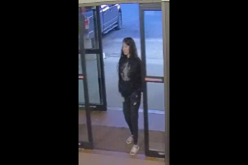 The suspect believed to be responsible for the theft of upwards of $8,000 from the Neighbourhood Inn on May 11 is thought to have a female accomplice pictured here.