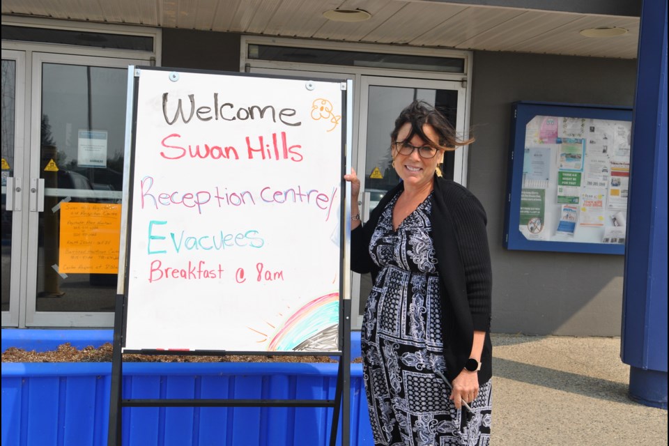 Barrhead and District Family Community Support Services executive director Karen Gariepy said the request for services and information at the evacuation centre for Swan Hills residents remains steady.