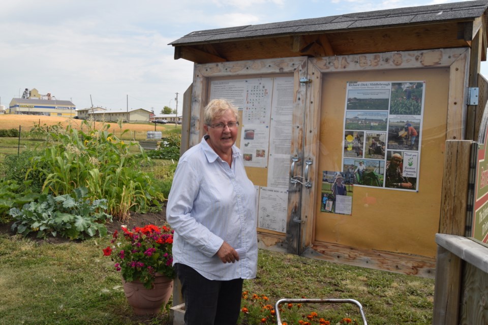 Marilyn Flock Aug. 13 at Community Garden