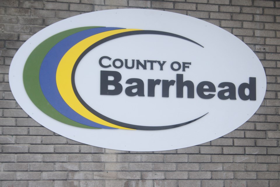 New County of Barrhead Sign