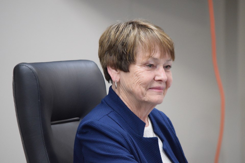 Pembina Hills board chair Judy Lefebvre