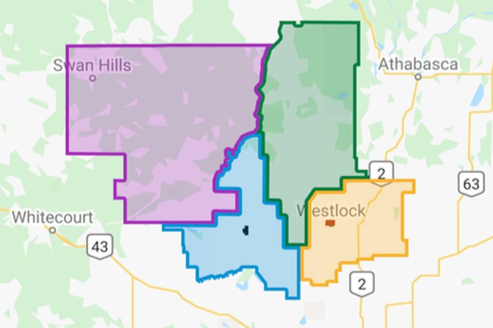 Pembina Hills Electoral Ward Map copy