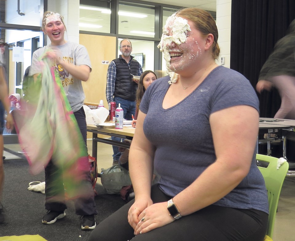 pie throwing