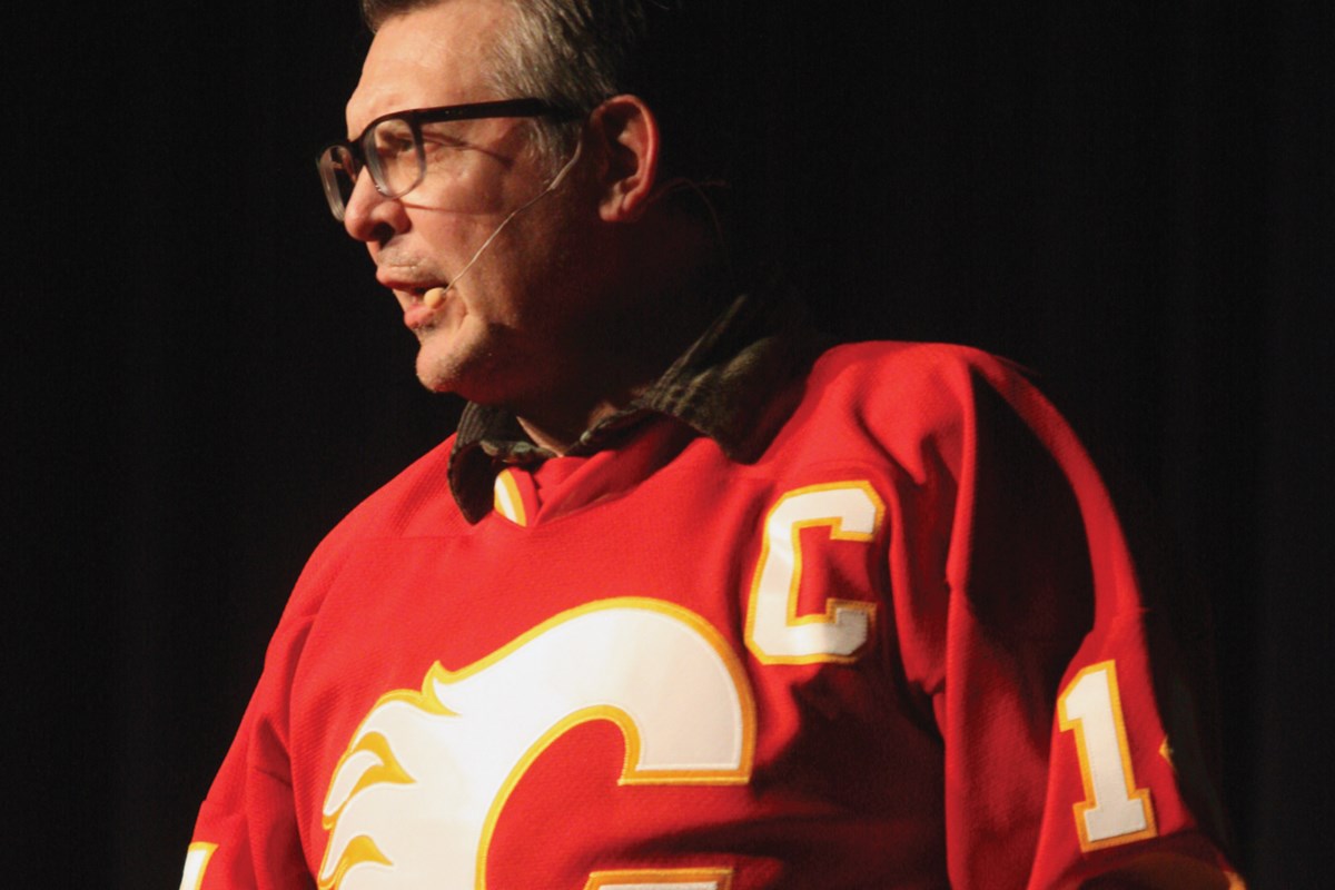 Theo Fleury shares remarkable story of recovery with local inmates