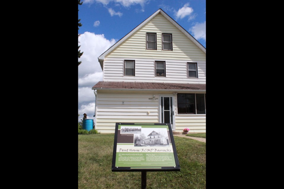 The Dent House, also known as the original RCMP Barracks in Athabasca, also housed Alberta Provincial Police officers previous to that.