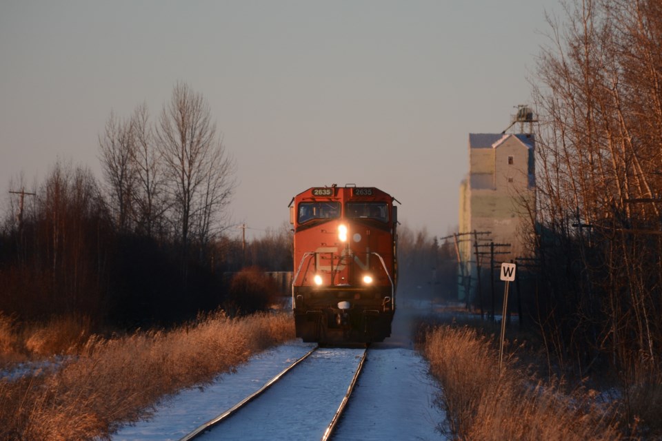 Southbound train Les Dunford/WN