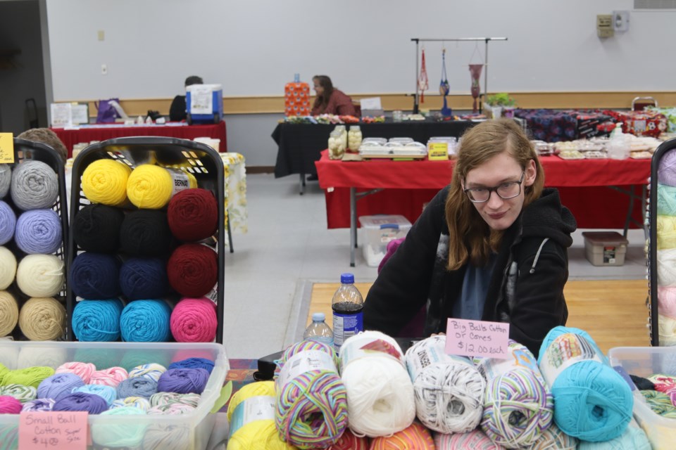 Jake Rottier at the Westlock Community Farmers Market on May 22.