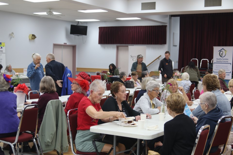Attendees at the FCSS Senior’s Resource Fait at Westlock Memorial Hall on June 4.