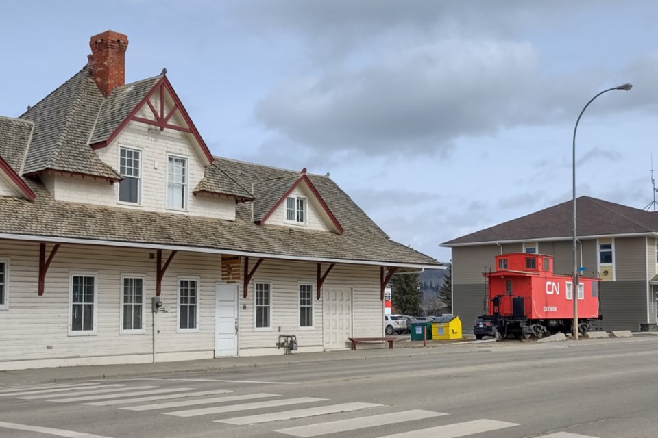 Train station and Caboose