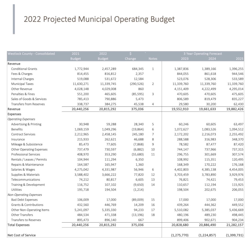 WES - County Budget art