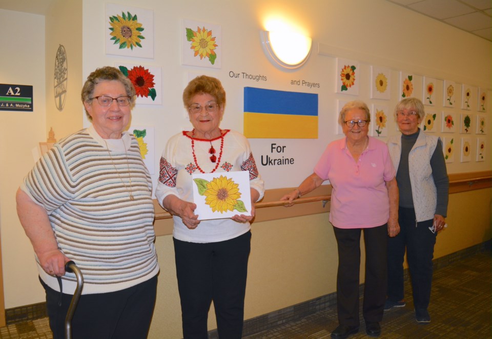 WES - Seniors Paint Night for Ukraine