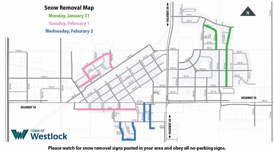 WES - snow removal end of Jan
