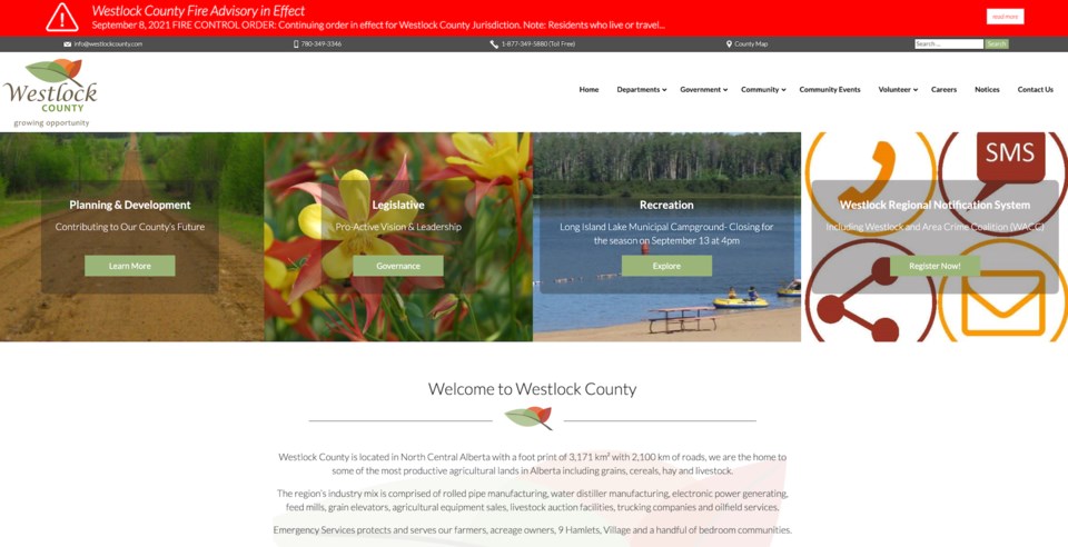 WES - Westlock County website