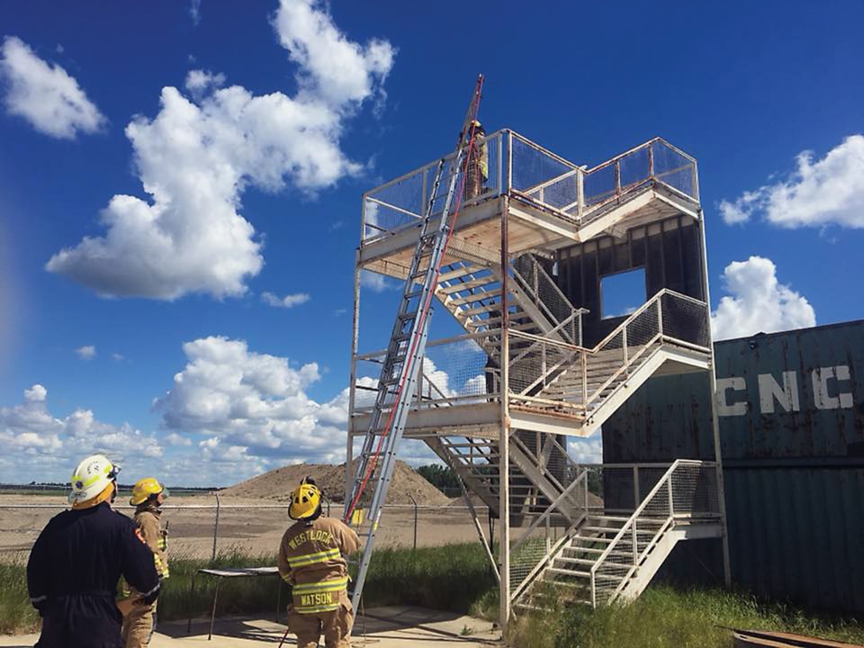 WES firefighter training 1