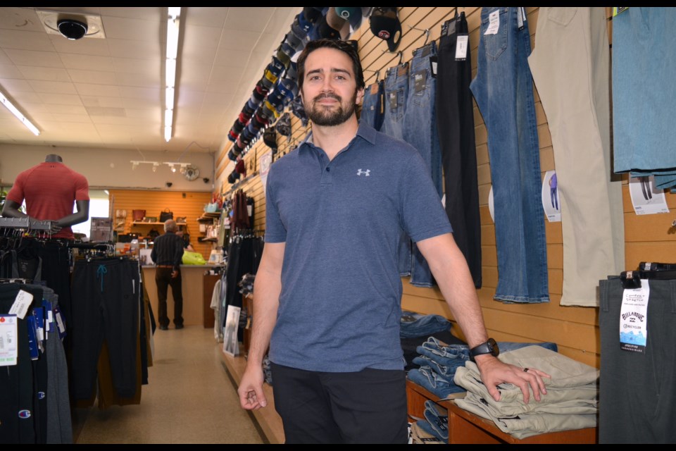 Arth’s Fashion Centre manager Colton Arth, son of owner Todd Arth, said they were happy to work with Kneller on the expansion as the changes also benefited them in providing more efficient service product layout in the store.  