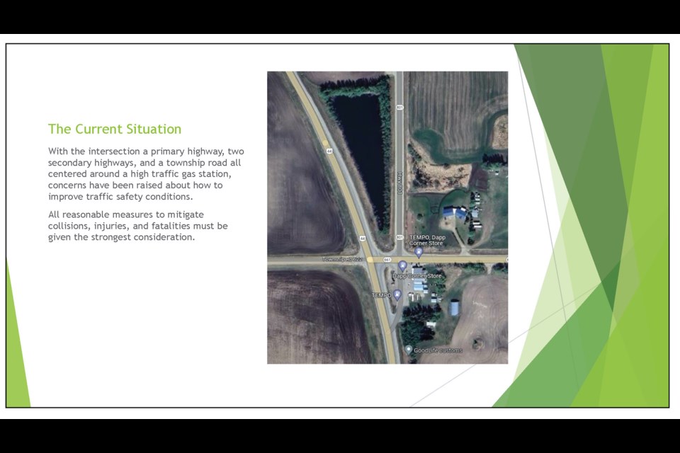 Westlock County is getting serious about improving safety at the intersection of Highways 44 and 661 which has been the site of numerous fatalities over the years.