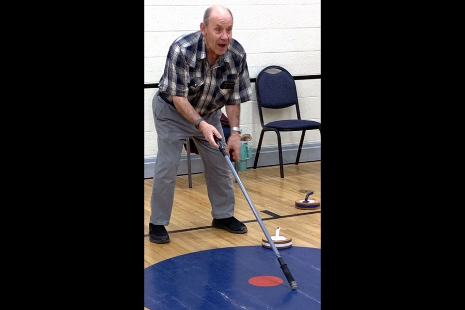 On Feb. 27, local enthusiasts practiced at the Jarvie Community Centre, including Lorne Beamish. 