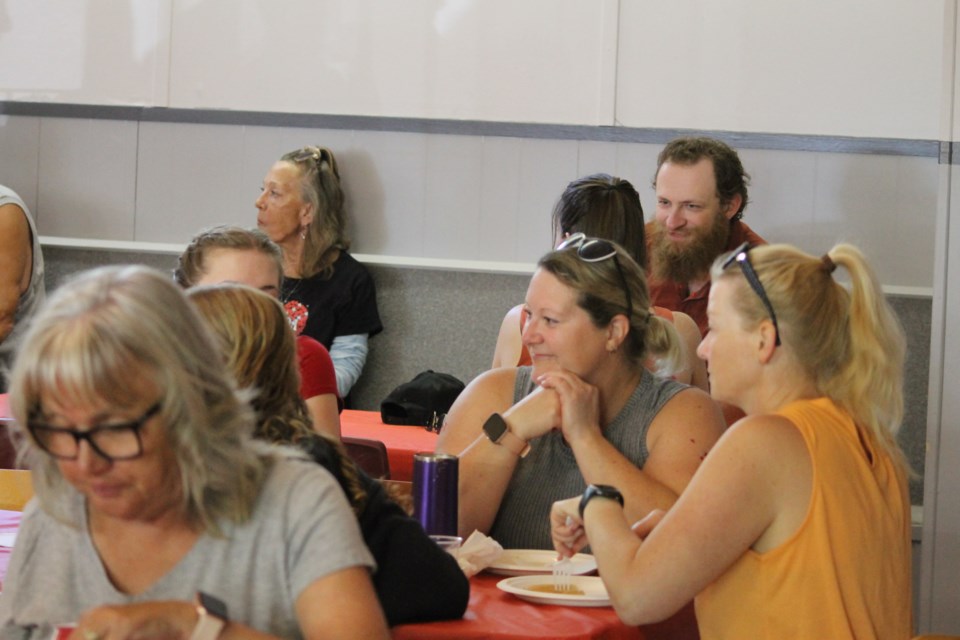 Pickardville Hall served pancakes, sausages and more to over 400 residents on July 1 in celebration of Canada Day and the 100th anniversary of the hall itself. 