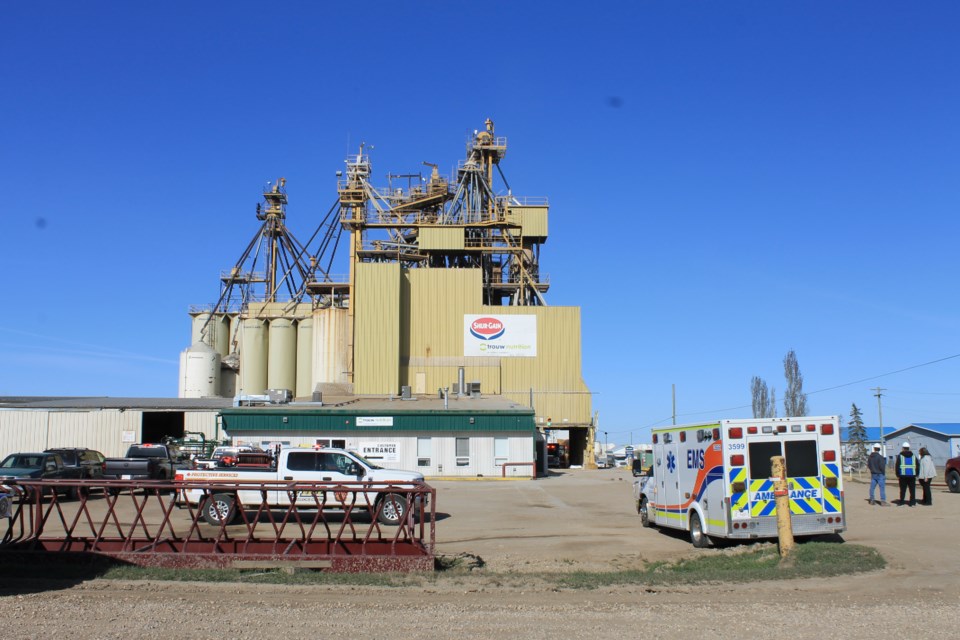 Fire crews respond to a structural fire in Westlock.