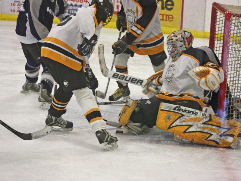 The 2010-11 hockey season was busy, challenging and fun for Athabasca athletes like midget goaltender Dalten Lynde.