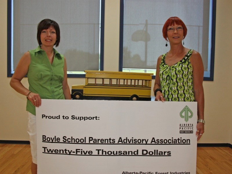 Last month, Al-Pac&#8217;s Community Enhancement Program donated $25,000 to the Boyle School Parent Advisory Association to assist in the purchase of a new extracurricular