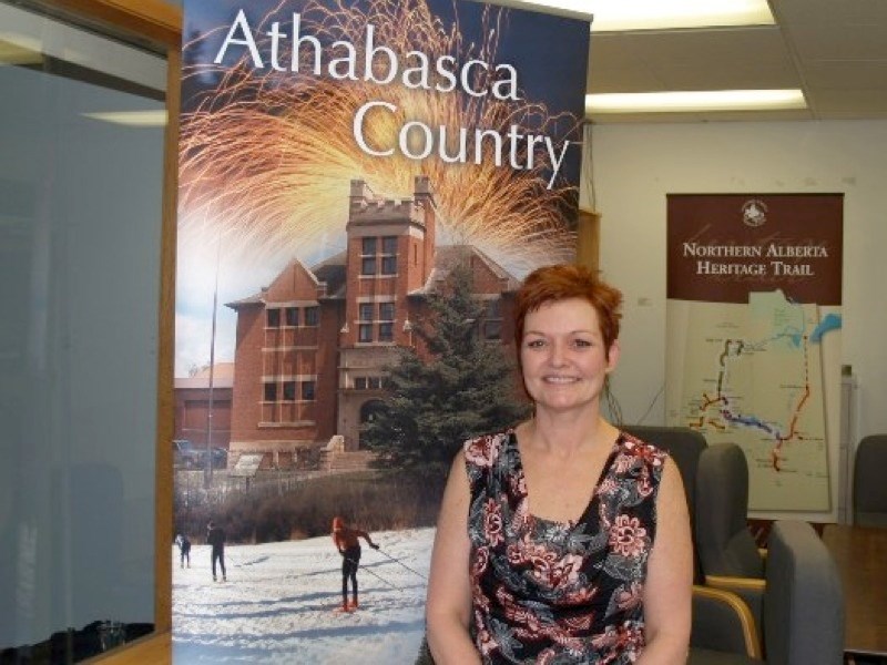 Kathy Wright, former tourism coordinator for Athabasca Country Tourism, will now perform a similar role for the town of Athabasca.