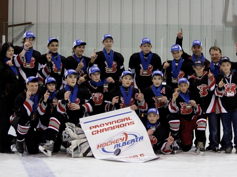 The Boyle Blazers bantam team made their community proud last weekend, becoming provincial champions at the competition in Three Hills. The local team played five games and