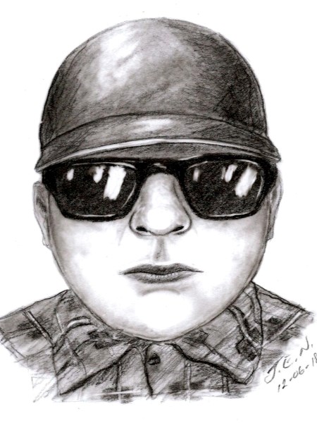 Composite sketch of accused attacker.