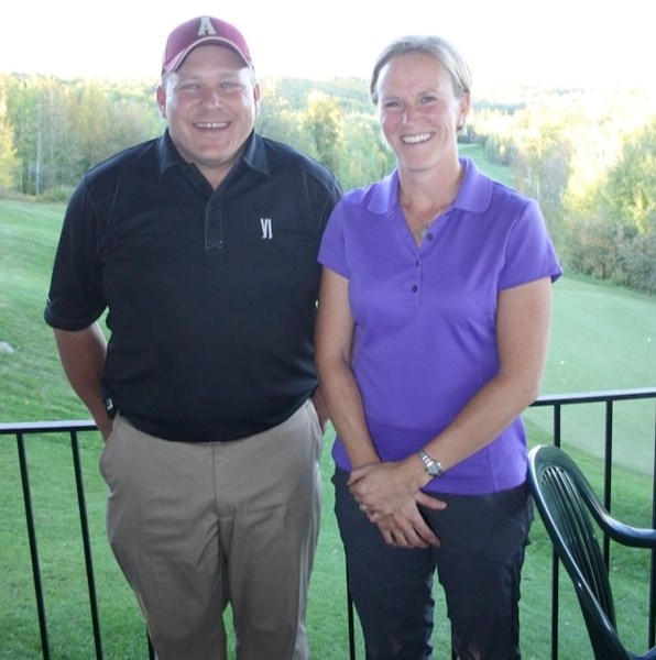 The Athabasca Golf and Country Club hosted its club championships on Sunday with 70 golfers participating. Men&#8217;s champion Brett Gullion and women&#8217;s champion Erin