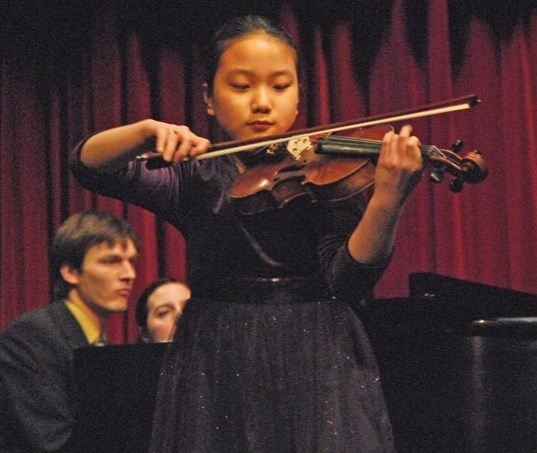 Sonya Shin displayed her remarkable talent with the violin at last year&#8217;s Athabasca and District Music Festival.