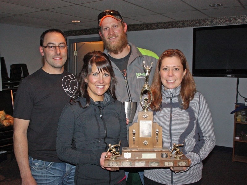 The Boyle Curling Club&#8217;s season came to a triumphant end with the annual Mixed Bonspiel on the weekend. 14 teams took part in the event. The &#8216;A&#8217;