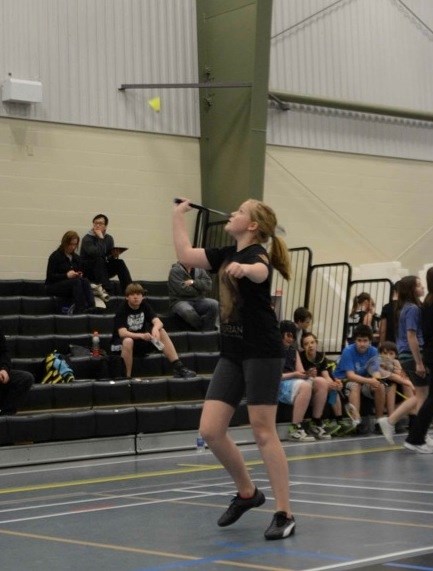 Jenna Wood from Rochester School competes