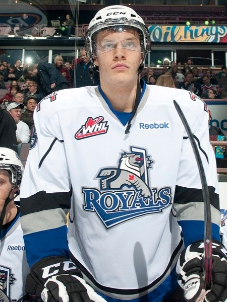Keegan Kanzig currently plays for the Victoria Royals as a standout defenceman.