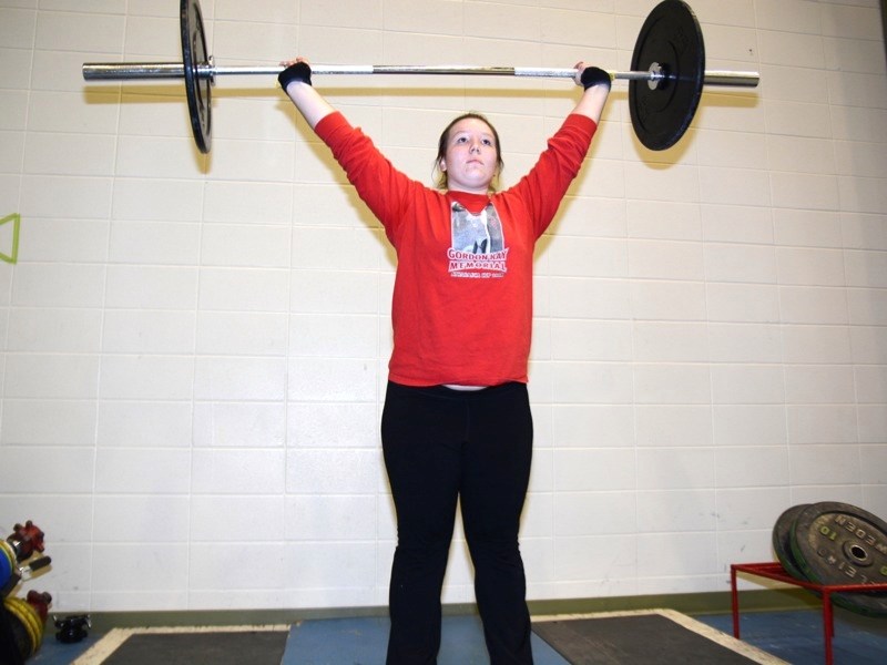 Athabasca&#8217;s Jessica McKenna, 17, is one of 20 weightlifters from across the province competing in the Athabasca Cup Oct. 19 at the Nancy Appleby Theatre.