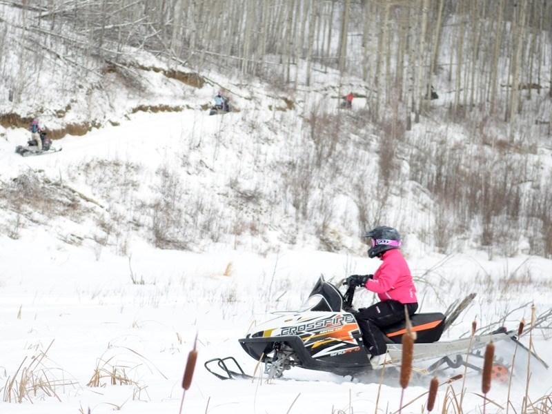 The Athabasca River Runners Snowmobile Rally and Alberta Snowmobile Association Jamboree drew more than 400 sleds from across Alberta to trails near Forfar Hall last