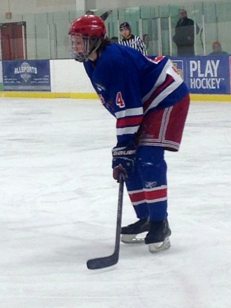 Ethan Sakowich played the 2013/2014 season in Fort Saskatchewan with the bantam AAA Rangers. He was chosen last week for the Alberta Cup northwest team.