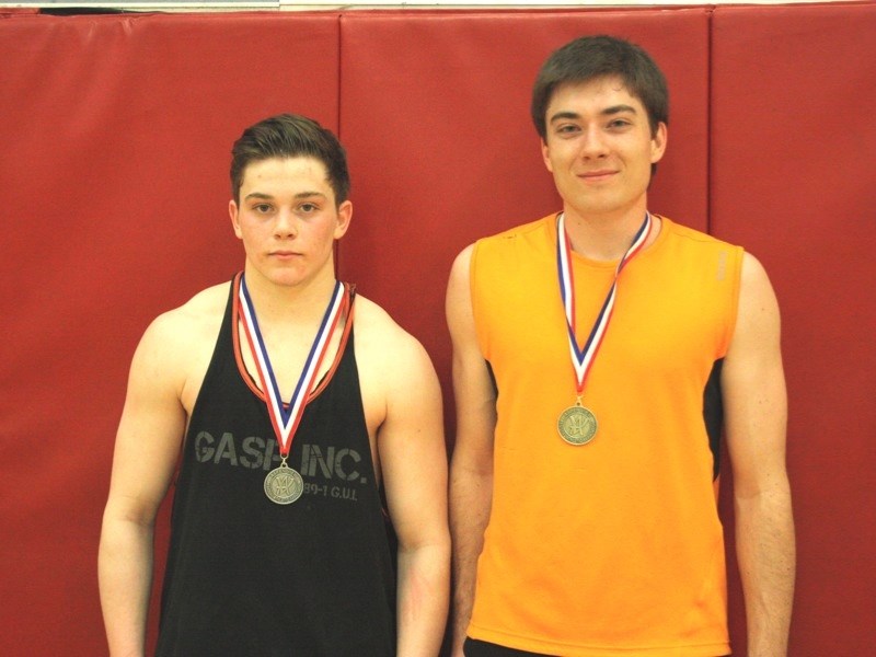 Wes Thompson won the silver medal and Dallan Bencharsky took the gold in boys singles at the Aspen View Sr. High badminton regionals last Tuesday at Boyle School.