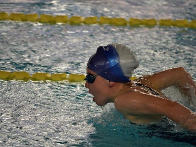 Makayla Sheppard competes in the Mayflower Long Course meet in Sherwood Park.