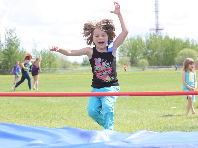 Last Tuesday, elementary students gathered from across Aspen View and as far as Clyde and Westlock at Boyle School&#8217;s multi-division track and field meet. (above)
