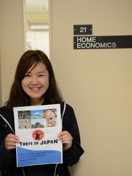 Japanese exchange student Yuki Miyakoshi will serve Western desserts and Japanese dishes at EPC June 20.