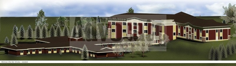 This is a rendering of what Boyle&#8217;s Wildrose Villa seniors home is anticipated to look like when the addition and renovations are expected to be completed in 2016.