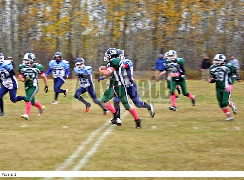 Alexander Lapshinoff (28) carries the ball for one of the Pacers longest runs of the game.